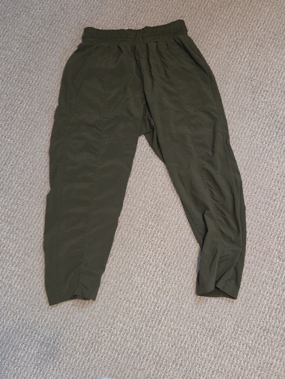 Zella Women's Olive Green Casual Drawstring Pants